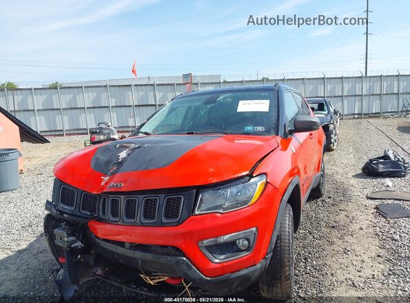 3C4NJDDB7KT799867 2019 JEEP COMPASS Orange Widok z przodu