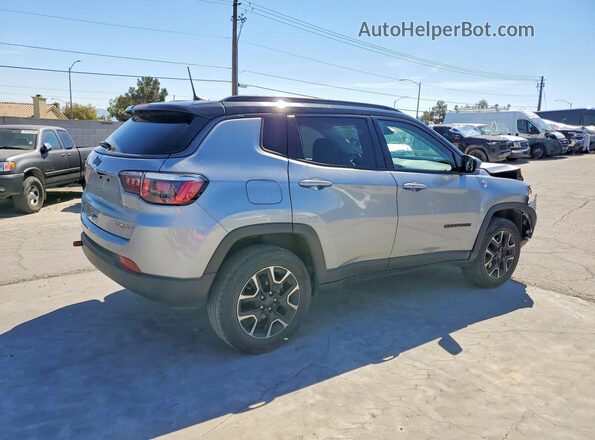 3C4NJDDB7LT162933 2020 JEEP COMPASS Silver უკანა მარჯვენა