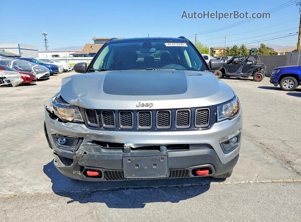 3C4NJDDB7LT162933 2020 JEEP COMPASS Silver წინა ხედი