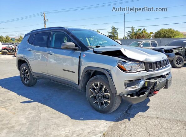 3C4NJDDB7LT162933 2020 JEEP COMPASS Silver წინა მარჯვენა