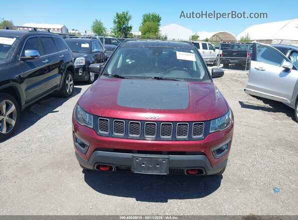 3C4NJDDB7MT519917 2021 JEEP COMPASS Maroon Սալոնի հետևի տեսք
