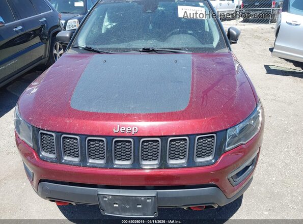3C4NJDDB7MT519917 2021 JEEP COMPASS Maroon Դիմացի տեսք