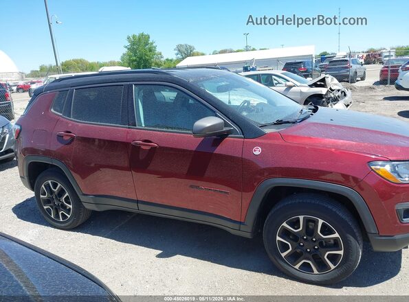 3C4NJDDB7MT519917 2021 JEEP COMPASS Maroon Սալոնի 360 աստիճան տեսք