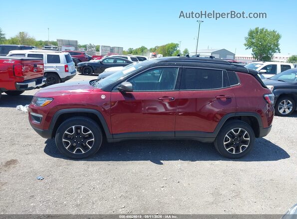 3C4NJDDB7MT519917 2021 JEEP COMPASS Maroon 