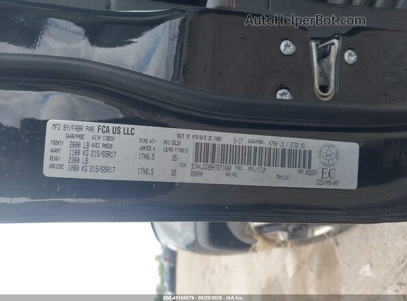 3C4NJDDB8HT671680 2017 JEEP NEW COMPASS Black Engine compartment view