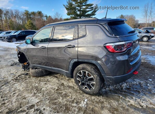 3C4NJDDB8MT551307 2021 JEEP COMPASS Gray Задня ліва чверть