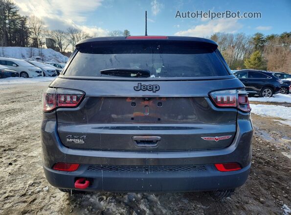 3C4NJDDB8MT551307 2021 JEEP COMPASS Gray Вид ззаду
