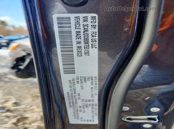 3C4NJDDB8MT551307 2021 JEEP COMPASS Gray Вид наклейки з VIN-кодом