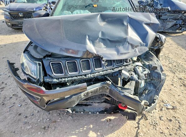 3C4NJDDB8MT590866 2021 JEEP COMPASS Gray Вид задньої частини салону