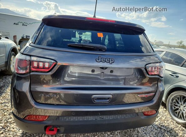 3C4NJDDB8MT590866 2021 JEEP COMPASS Gray Вид ззаду