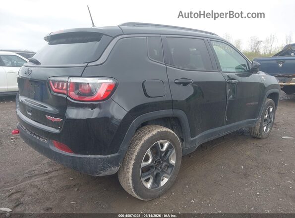 3C4NJDDB9JT442074 2018 JEEP COMPASS Black Trasero derecho