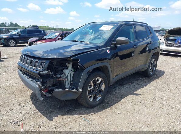 3C4NJDDBXJT281766 2018 JEEP COMPASS Black Vista tres cuartos delantera izquierda