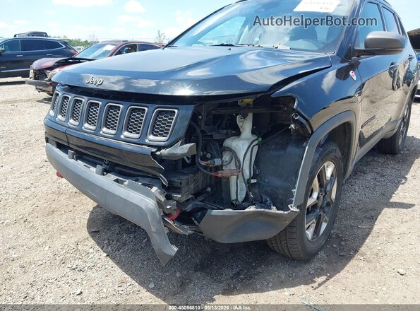 3C4NJDDBXJT281766 2018 JEEP COMPASS Black Vista frontal