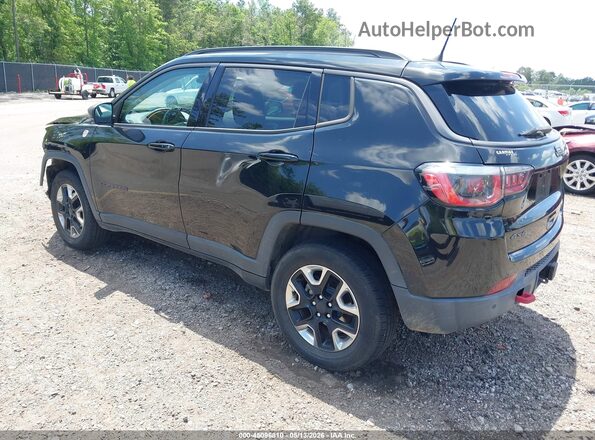 3C4NJDDBXJT281766 2018 JEEP COMPASS Black Trasero izquierdo