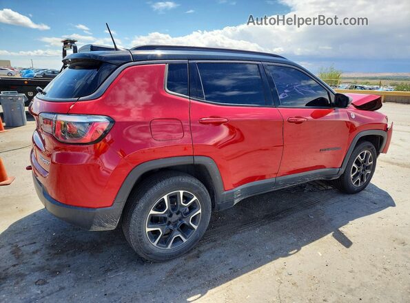 3C4NJDDBXLT184604 2020 JEEP COMPASS Красный Задняя правая четверть