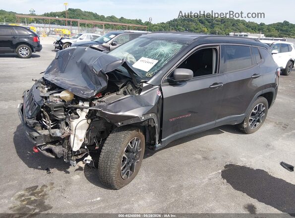 3C4NJDDBXLT227631 2020 JEEP COMPASS Gray წინა მარცხენა ხედი სამი მეოთხედიდან