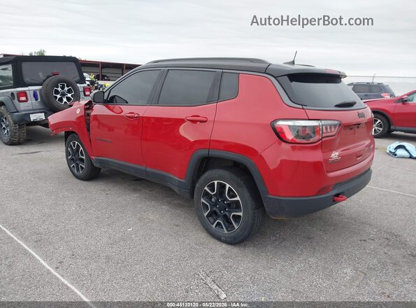 3C4NJDDBXLT232733 2020 JEEP COMPASS Red Հետևի ձախ