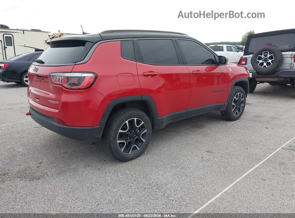 3C4NJDDBXLT232733 2020 JEEP COMPASS Red Հետևի աջ