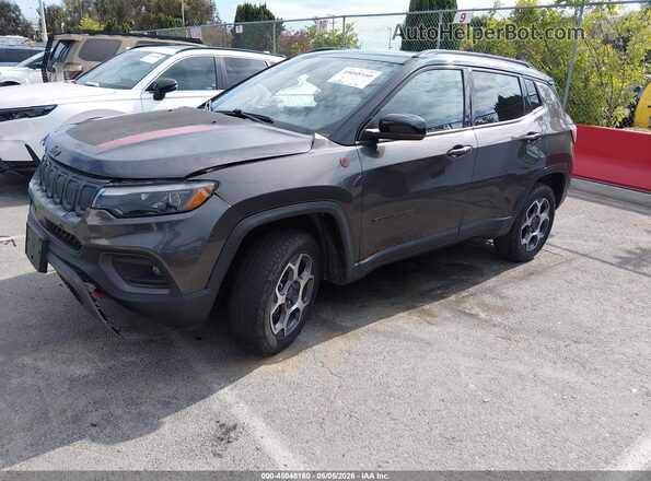 3C4NJDDBXNT201081 2022 JEEP COMPASS Gray Передня ліва чверть