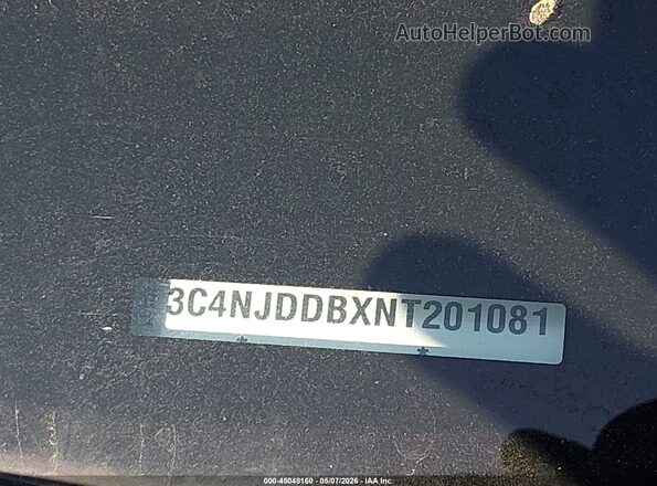 3C4NJDDBXNT201081 2022 JEEP COMPASS Gray Вид підкапотного простору