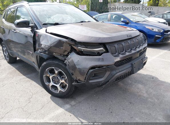 3C4NJDDBXNT201081 2022 JEEP COMPASS Gray Вид спереду