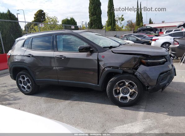 3C4NJDDBXNT201081 2022 JEEP COMPASS Gray Вид задньої частини салону