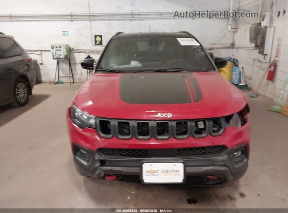 3C4NJDDN3RT596897 2024 JEEP COMPASS Red Instrument cluster view