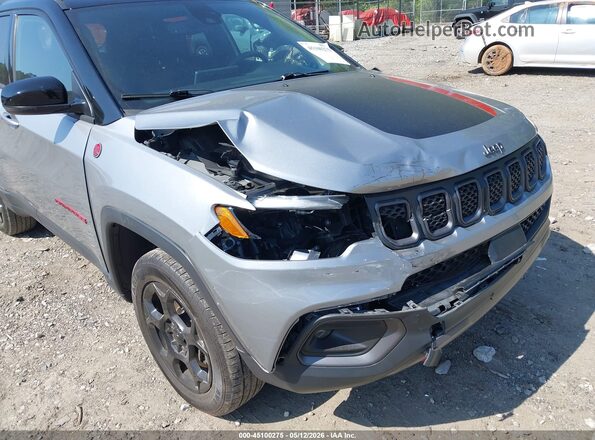 3C4NJDDN6PT522743 2023 JEEP COMPASS Silver Вид спереду