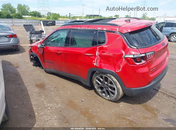 3C4NJDEB0MT526030 2021 JEEP COMPASS Red Rear left