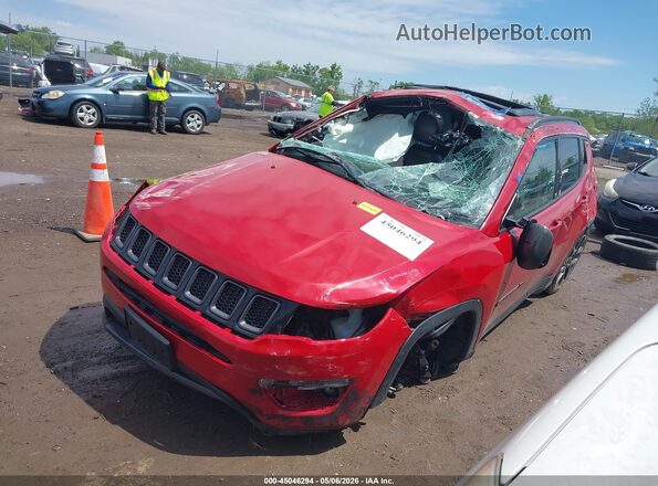 3C4NJDEB0MT526030 2021 JEEP COMPASS Red Front left