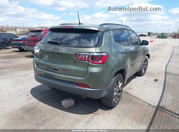 3C4NJDEB5MT525018 2021 JEEP COMPASS Зеленый Задняя правая четверть