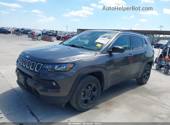 3C4NJDFB7NT219258 2022 JEEP COMPASS Gray Առջևի ձախ երեք քառորդ տեսարան