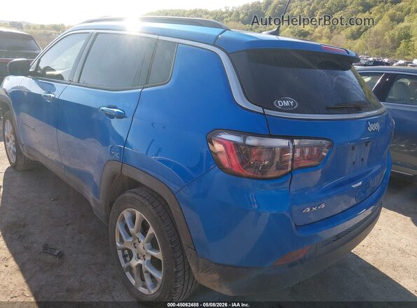 3C4NJDFB8NT109092 2022 JEEP COMPASS Blue უკანა მარცხენა