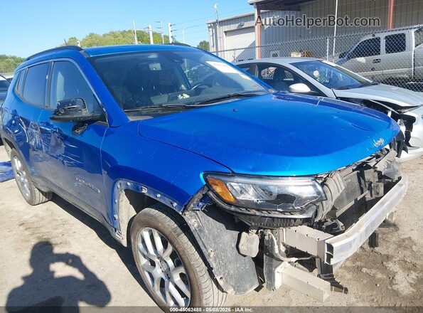 3C4NJDFB8NT109092 2022 JEEP COMPASS Blue წინა ხედი