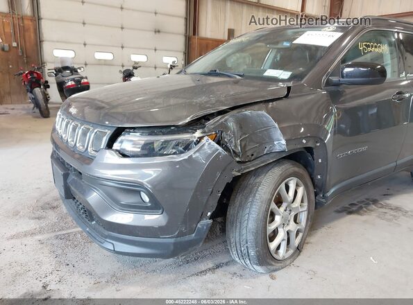 3C4NJDFBXNT181556 2022 JEEP COMPASS Gray Вид спереду