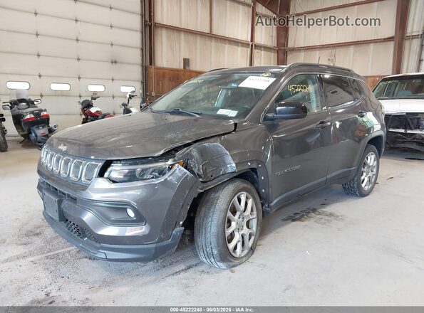 3C4NJDFBXNT181556 2022 JEEP COMPASS Gray Передня ліва чверть