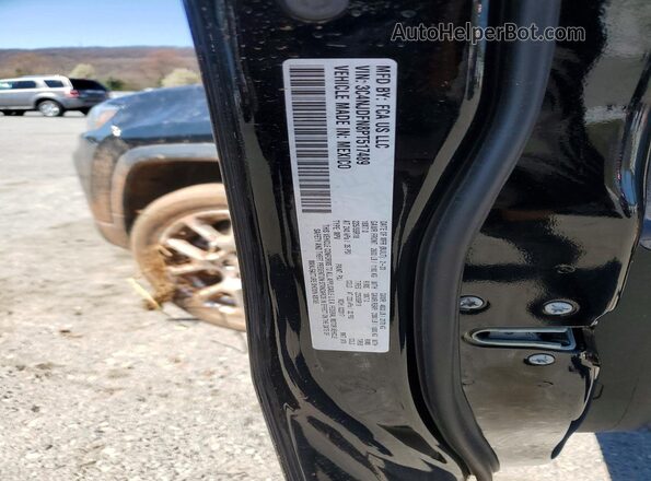 3C4NJDFN8PT517489 2023 JEEP COMPASS Black Vista de la etiqueta del VIN