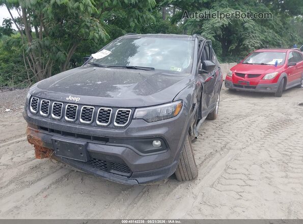 3C4NJDFN9RT153229 2024 JEEP COMPASS Gray Առջևի ձախ երեք քառորդ տեսարան