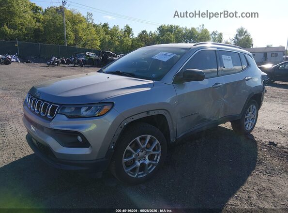 3C4NJDFNXPT501729 2023 JEEP COMPASS Silver Front left