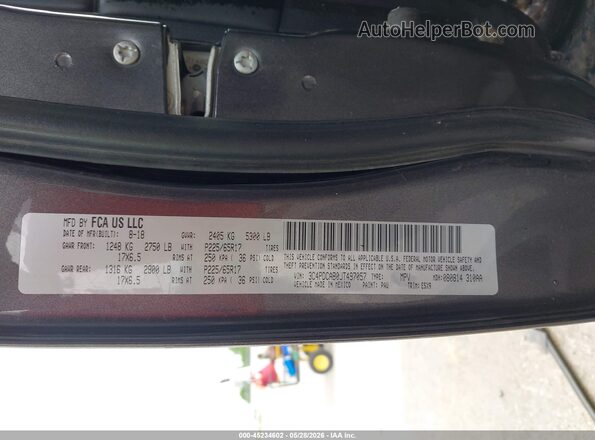 3C4PDCAB0JT497057 2018 DODGE JOURNEY Gray Engine compartment view
