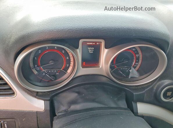 3C4PDCAB1HT707921 2017 DODGE JOURNEY Black Widok zestawu wskaźników