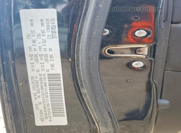 3C4PDCAB1HT707921 2017 DODGE JOURNEY Black Widok naklejki z numerem VIN