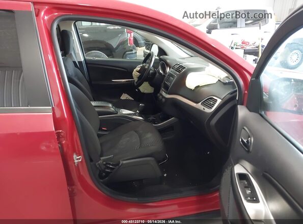 3C4PDCAB1JT229859 2018 DODGE JOURNEY Red Вид салону спереду