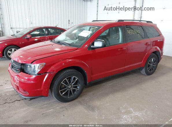 3C4PDCAB1JT229859 2018 DODGE JOURNEY Red Передня ліва чверть
