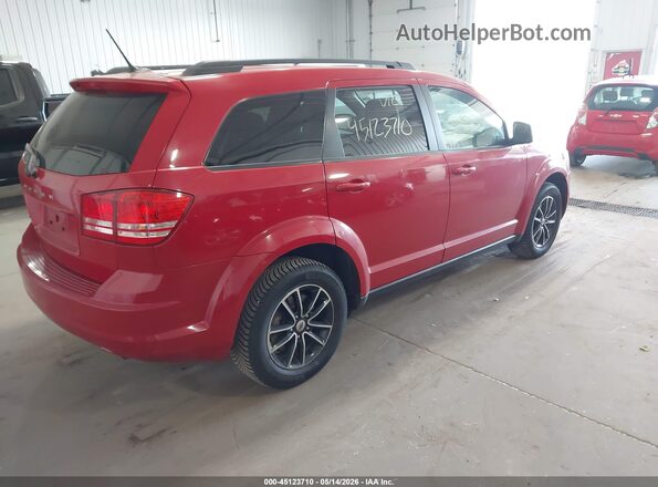 3C4PDCAB1JT229859 2018 DODGE JOURNEY Red Задня права чверть