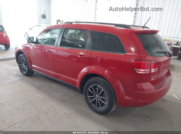 3C4PDCAB1JT229859 2018 DODGE JOURNEY Red Задня ліва чверть