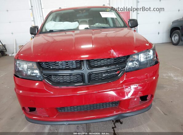 3C4PDCAB1JT229859 2018 DODGE JOURNEY Red Вид щитка приладів