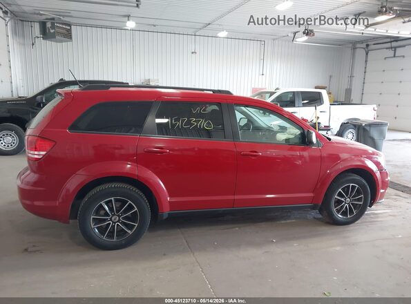 3C4PDCAB1JT229859 2018 DODGE JOURNEY Red Вид задньої частини салону