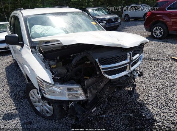 3C4PDCAB1JT310988 2018 DODGE JOURNEY Белый Вид спереди