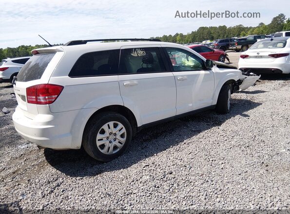 3C4PDCAB1JT310988 2018 DODGE JOURNEY Белый Задняя правая четверть